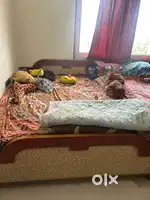double bed with danlop mattress in good condition