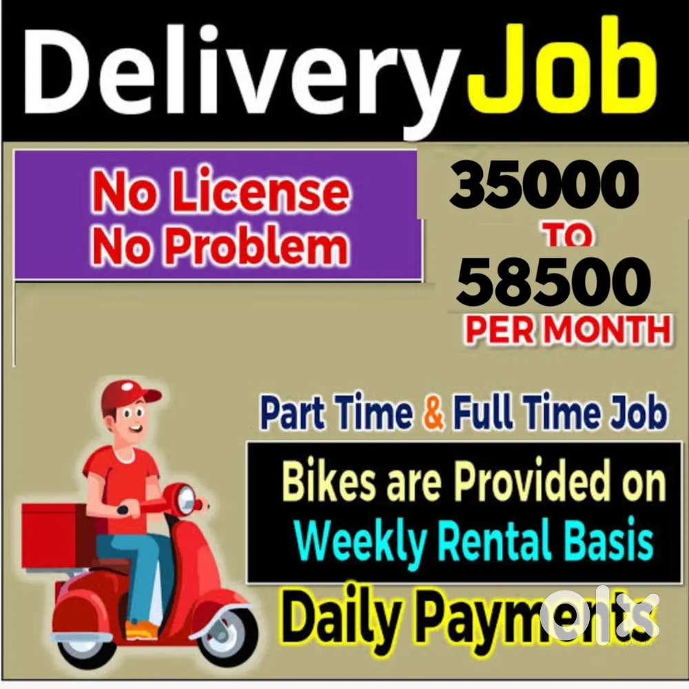 FREE JOINING 100 Delivery boys Swiggy Food Delivery jobs