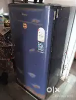 Whirlpool fridge or double bed or godrej almirah