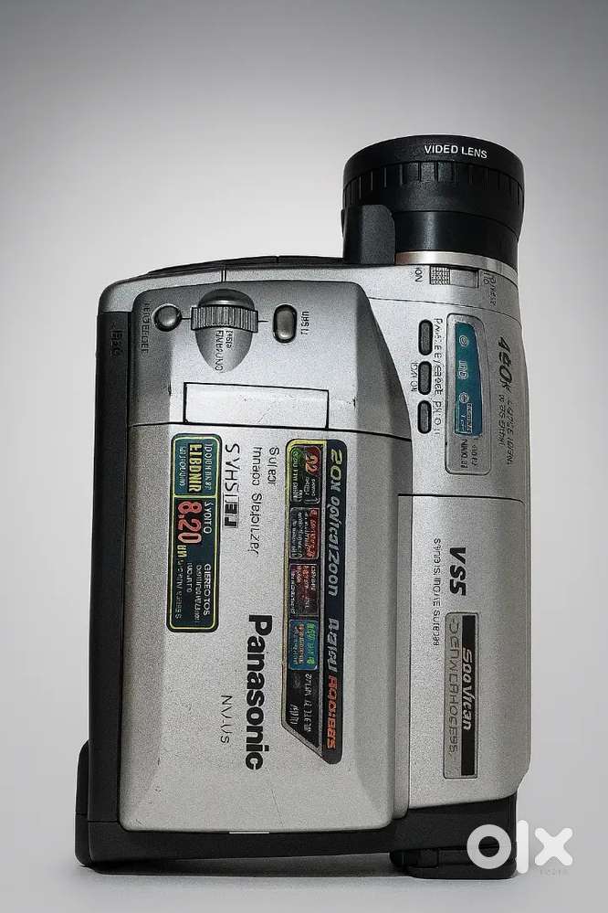 Panasonic VHS-C Camcorder + Charger & Cables – As-Is Condition
