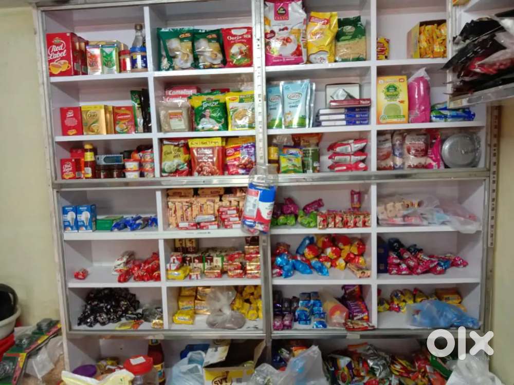 Kirana store items for sell and furniture