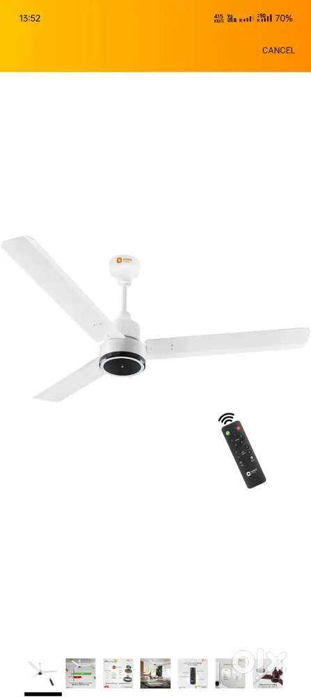BLDC Fan recently purchased moving out of city