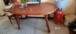 Wooden dining table with 4 chairs