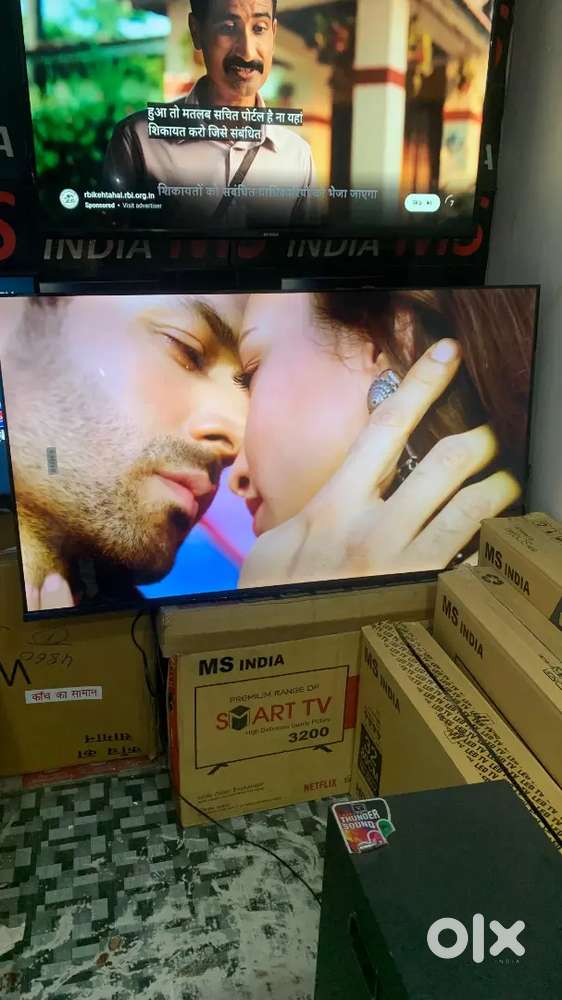 ₹0/- डाउन पेमेंट 
बाकी आसान किस्त पर Smart Android 4K Led tv Qled oled