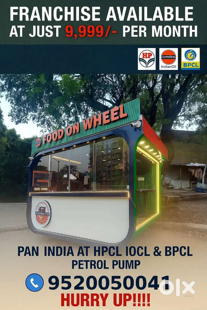 Mini 24×7 Café Kiosk Available for Rental at Petrol Pump –