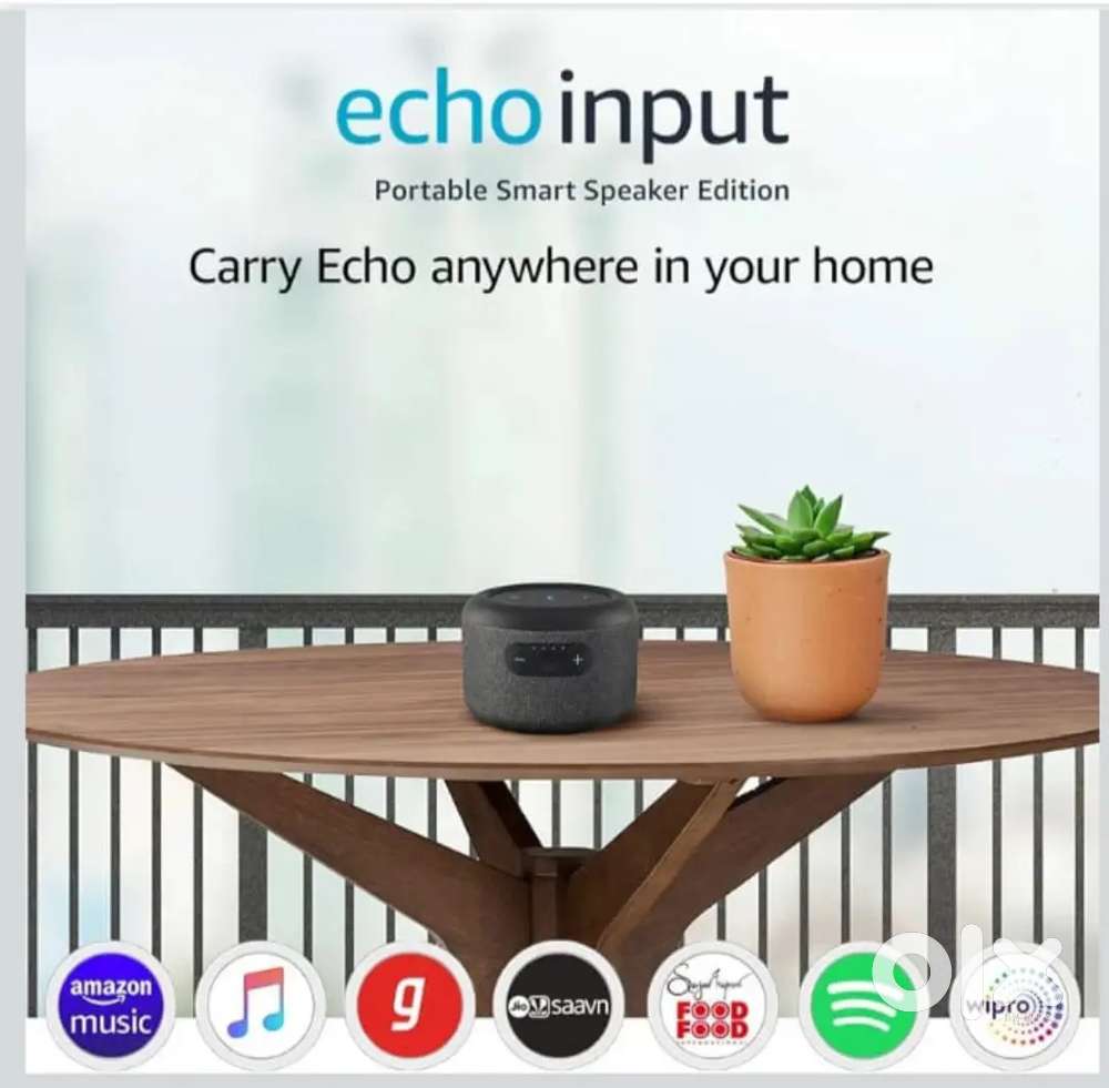 AMAZON ECHO INPUT PORTABLE SMART SPEAKER EDITION