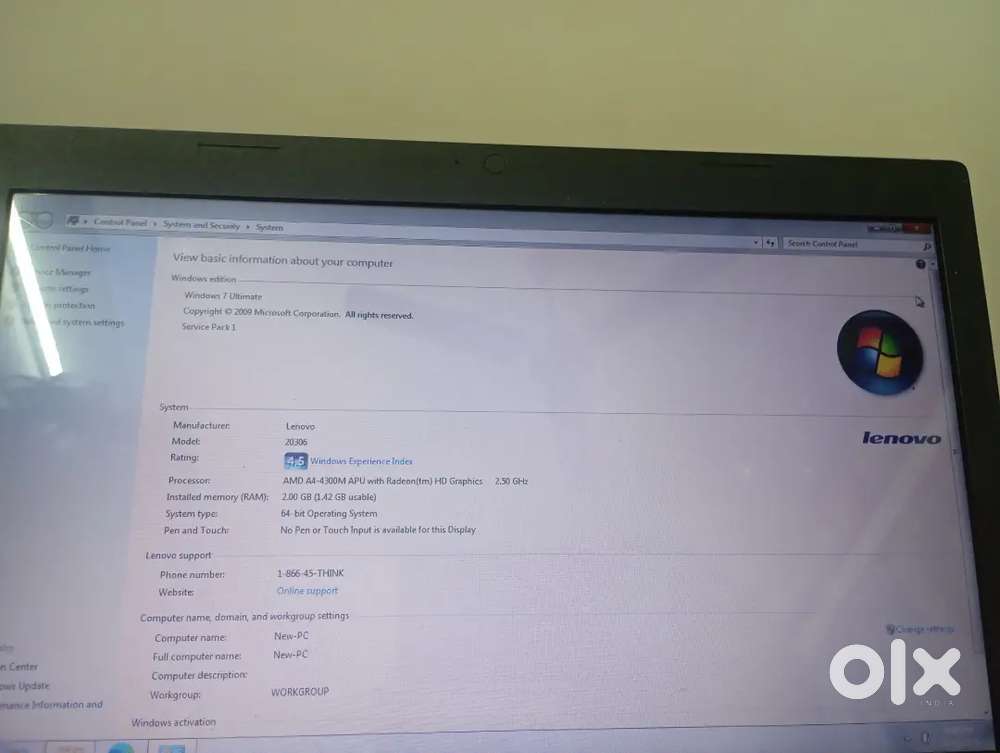 Lenovo laptop
