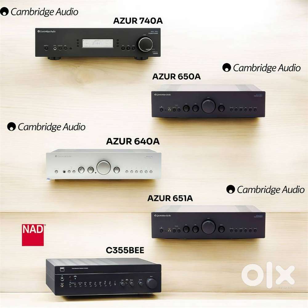 CAMBRIDGE AND NAD STEREO INTEGRATED AMPLIFIERS