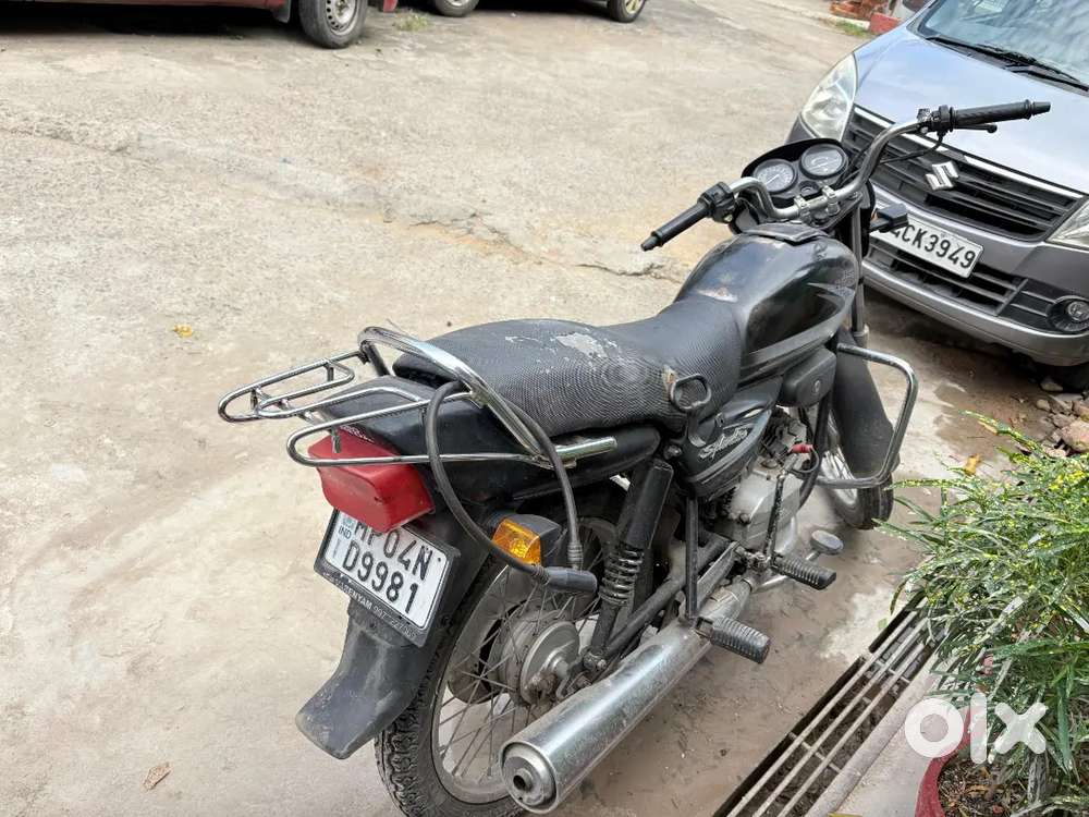 The bike is in good condition