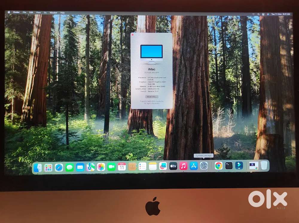 Apple iMac 21.5” (Mid-2014)  i5  8GB RAM  Superb Condition