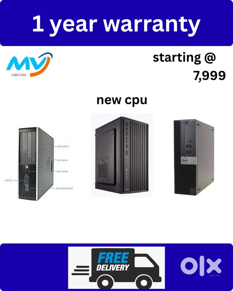 Same day delivery  Desktop Laptop CPU Full Set i3-i5-i7 Available @ Lo
