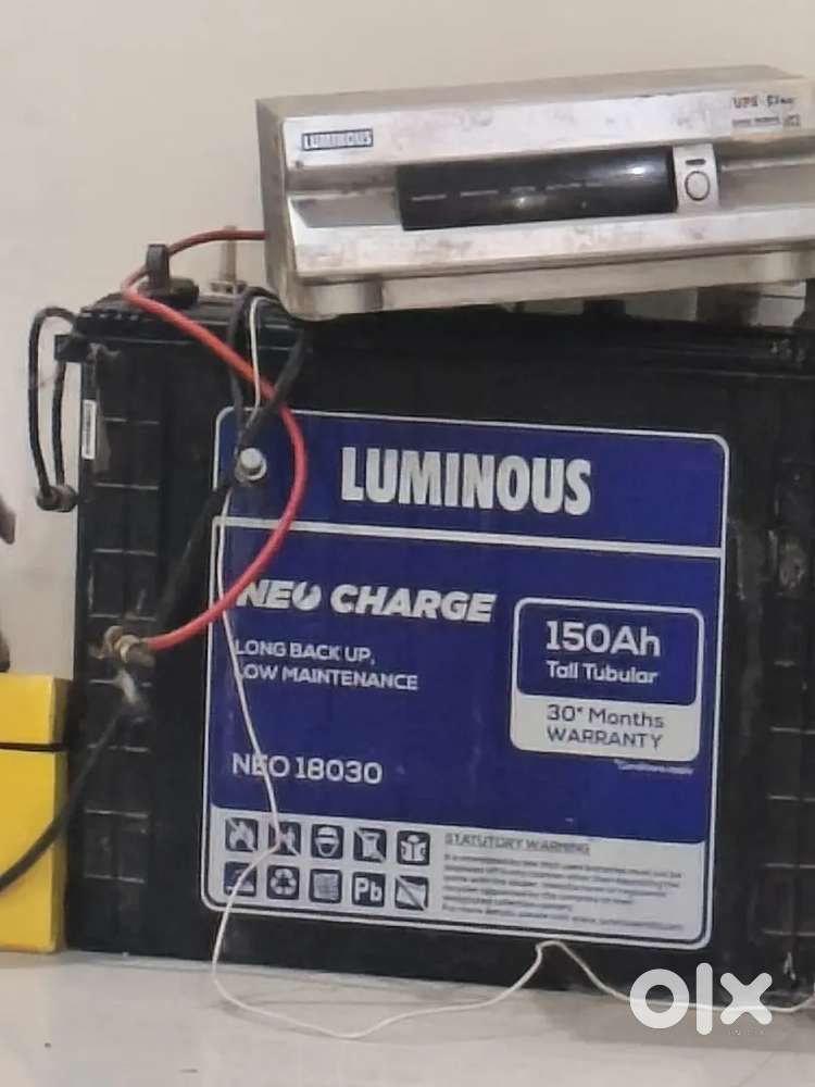 Inverter with battery