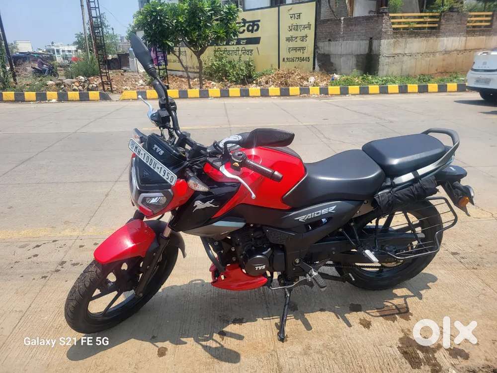 TVS Raider 125 Smooth Ride New Tyres Insured 2022 Model
