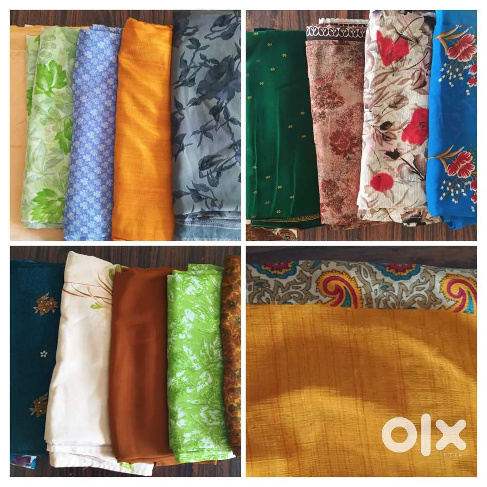 Used chiffon/ Poonam sarees