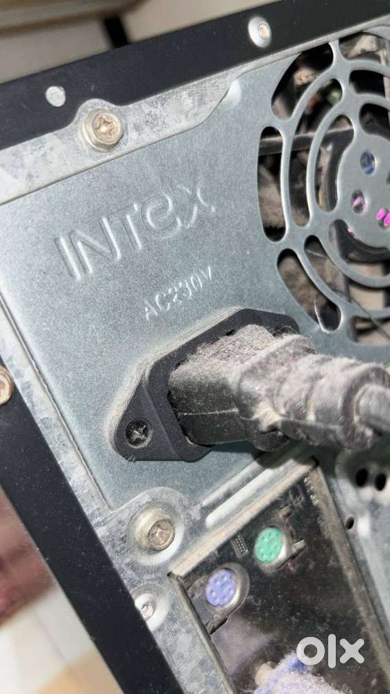 Desktop computer on sale intex brand cpu and acer monitor