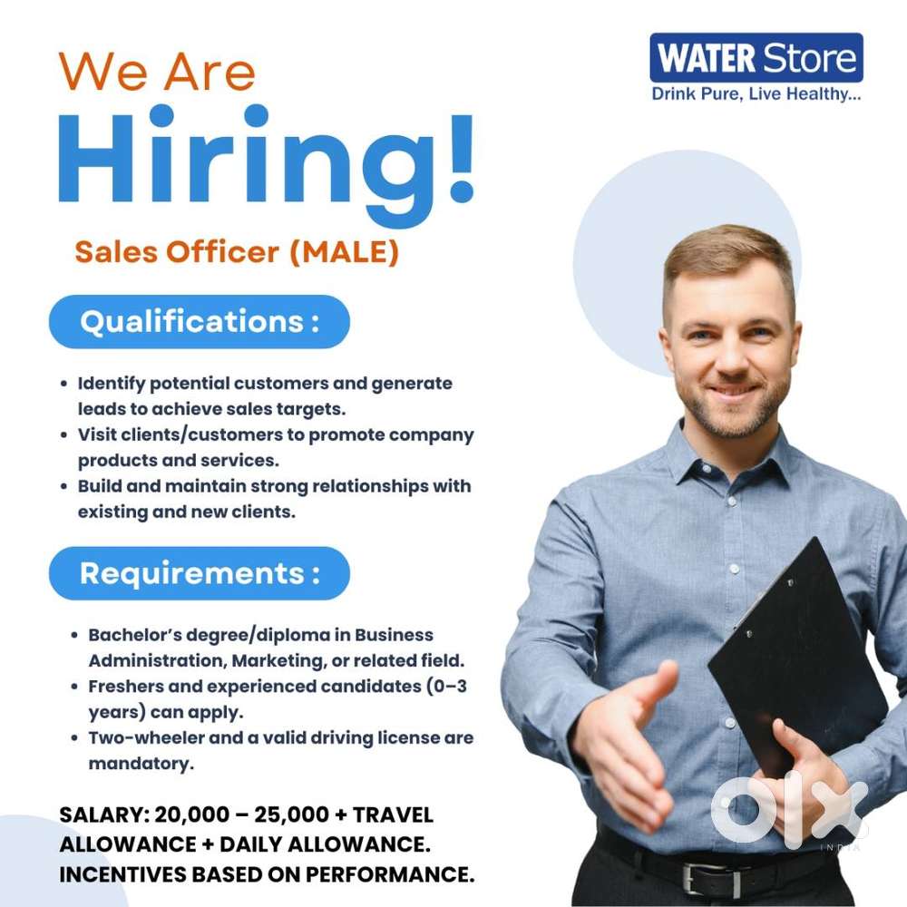 Hiring: Sales Officer