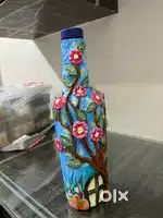 Glass bottle art