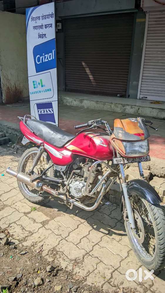 Kawasaki caliber Croma with 70kmpl mileage and chota punjab silencer