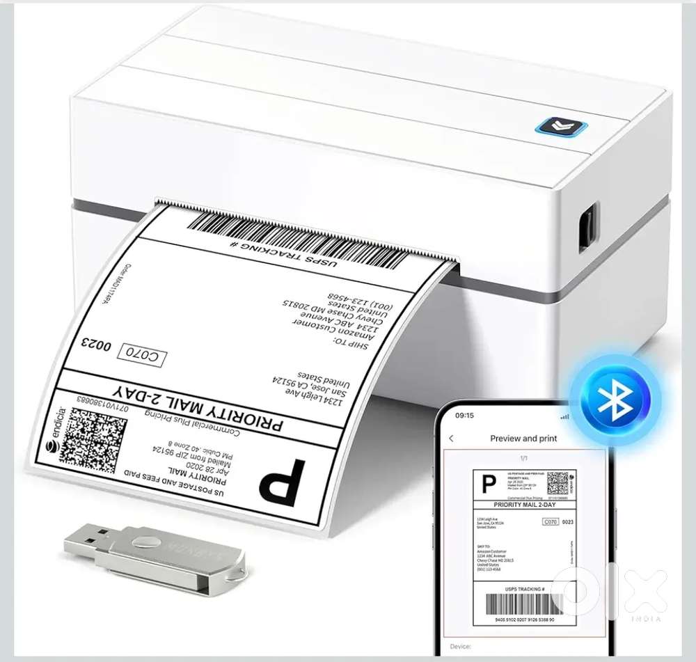 MUNBYN bluetooth thermal label printer 4*6