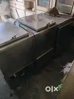Steel body deep fridge proper working good in condition