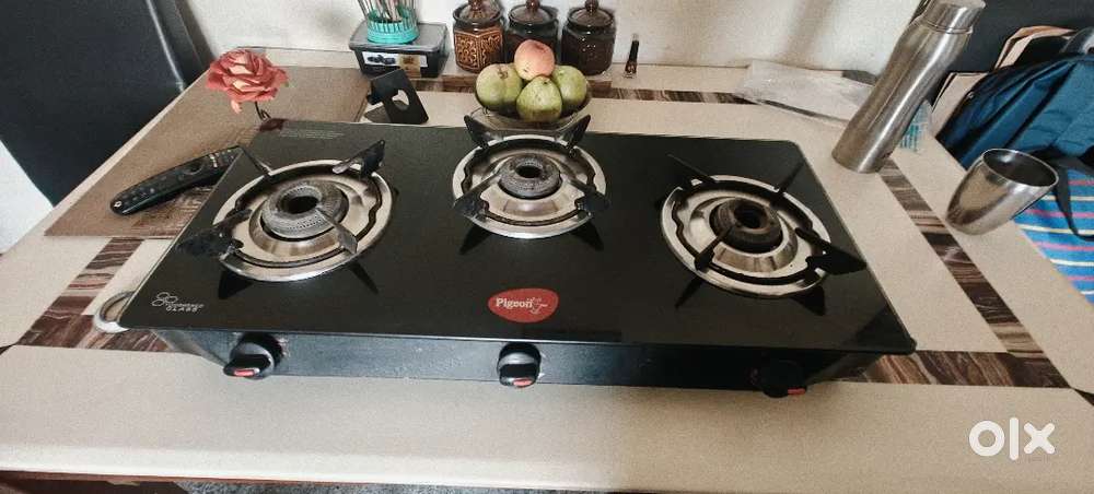 Steel gas stove 3 burners