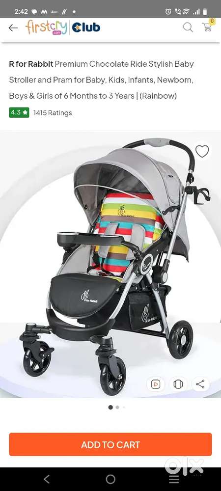 R for rabbit stroller