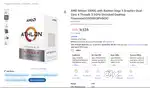 AMD Athlon 3000G with Radeon Vega 3 Graphics