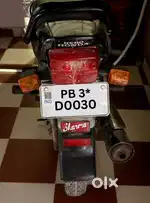Bike with vip number PB3*D0030