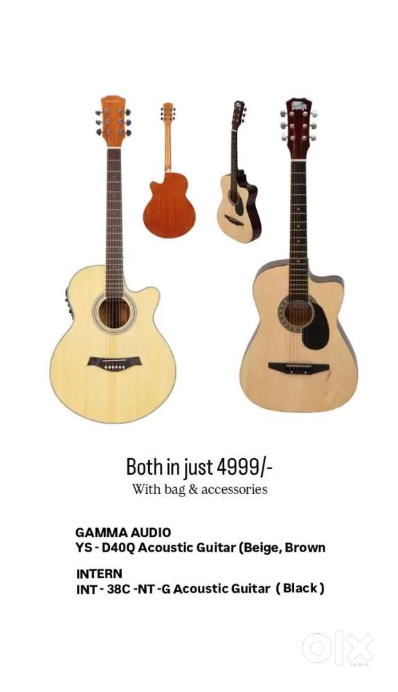 Guitars Both in just 4999/-