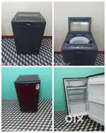 I'd099 whirlpool 6.2kg washing machine & single door fridge