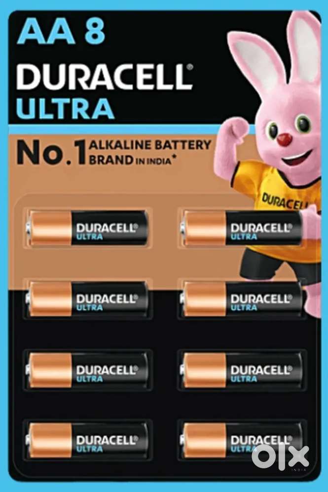 DURACELL ULTRA AA8 & AAA8 ALKALINE BATTERY.