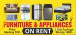 Furniture Appliances on RENT sabse Best