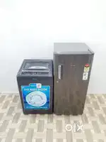 Whirlpool single door and whoolpool top load washing machine