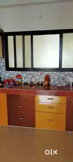 2 BHK semi furnished flat for rent only for pure vegetarian family