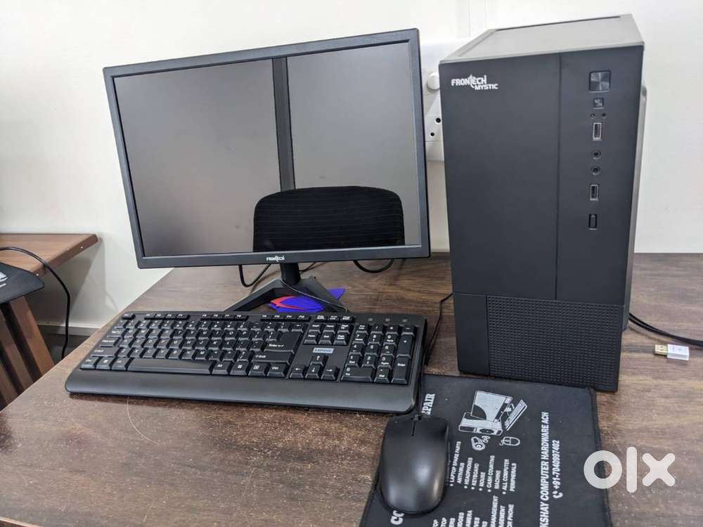 Complete Computer Desktop Set – Perfect for Office, Study, or Work