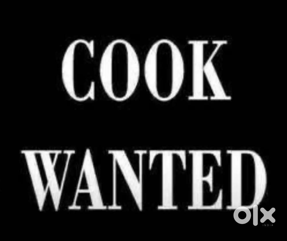Assistant or helper cook wanted