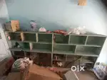 Grocery shop ka 3 rek aur 1 counter hai issko sell karnaa