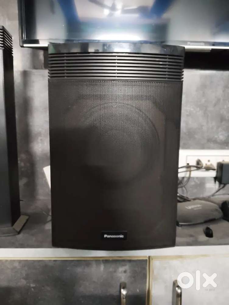 TV Panasonic and home theater and 2 Speakers