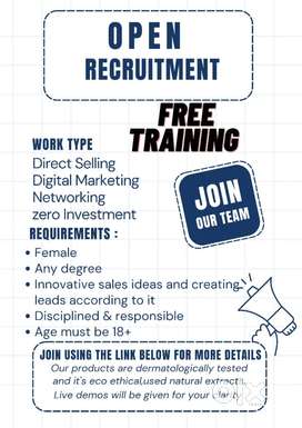 Golden opportunity for ladies