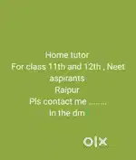 I am a home tutor