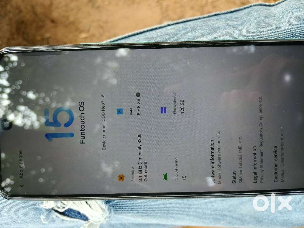 IQOO NEO 7.  8-128