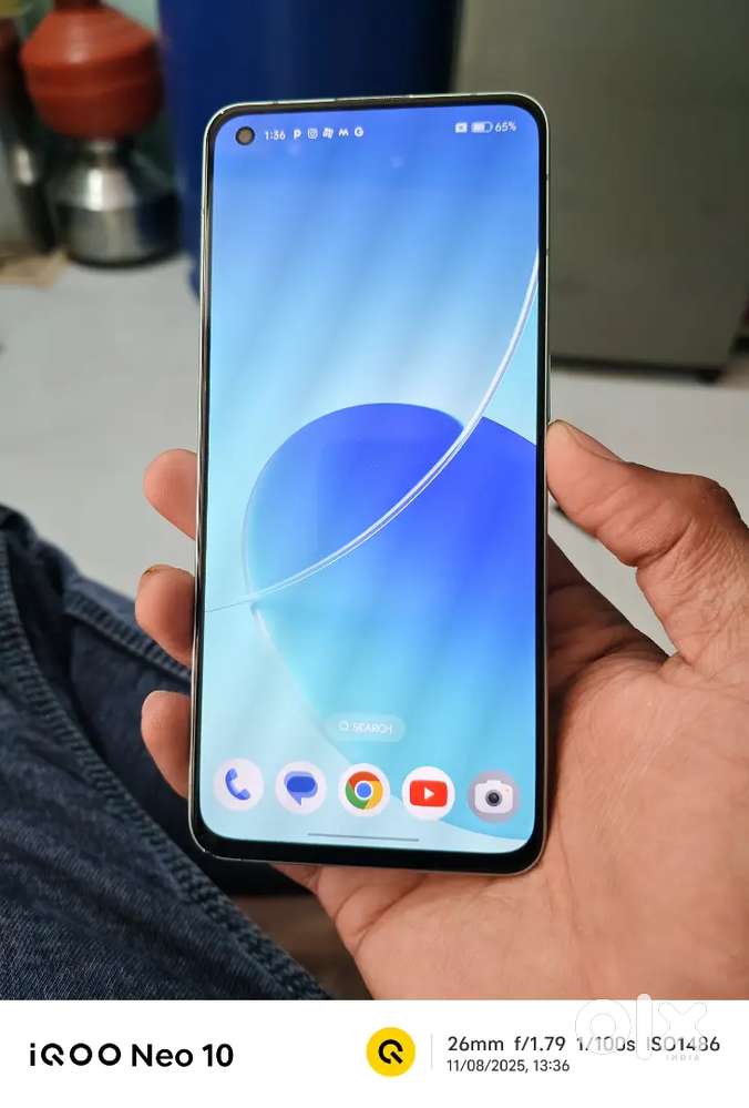 Oppo reno 6 8 128 Good conduction only mobile & charger
