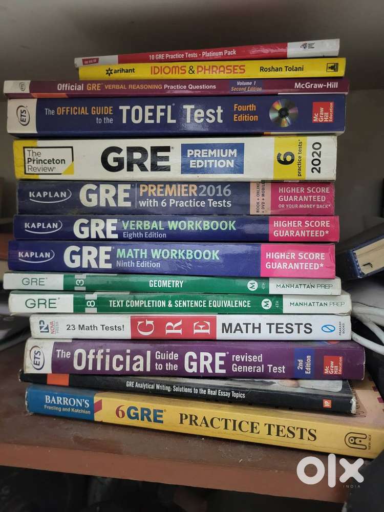 GRE Exam Preparation Books Set