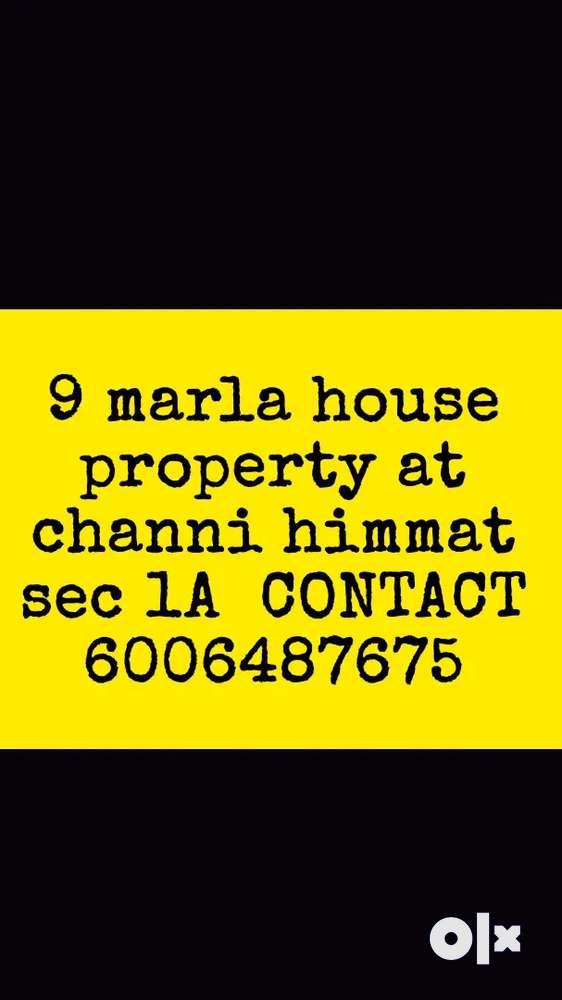 I want to sell my 9 marla house