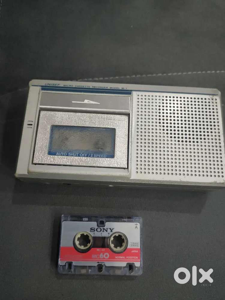 Unisef micro audio cassette player 
Vintage and rare product