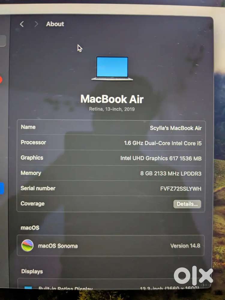 Apple macbook air 2019 13 inch