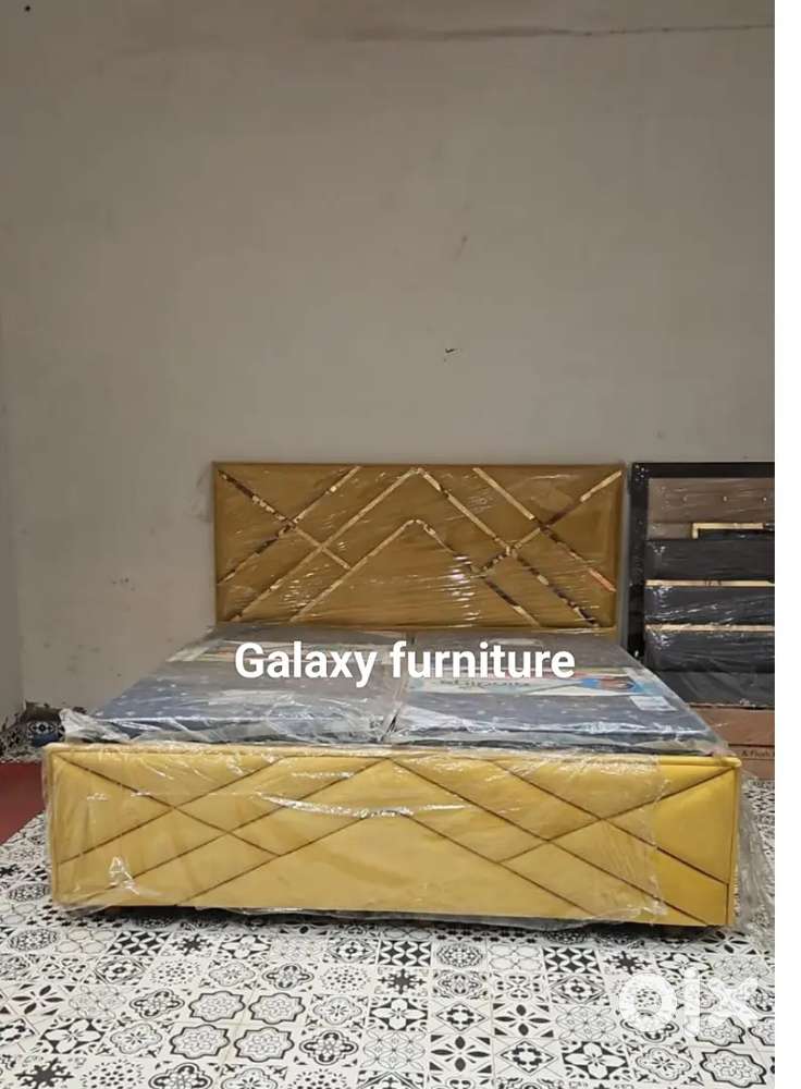 Brand new double bed with box (Basant Kunj) factory rate pr