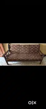 Sagwan made sofa set for sell. Cushion are in good condition.