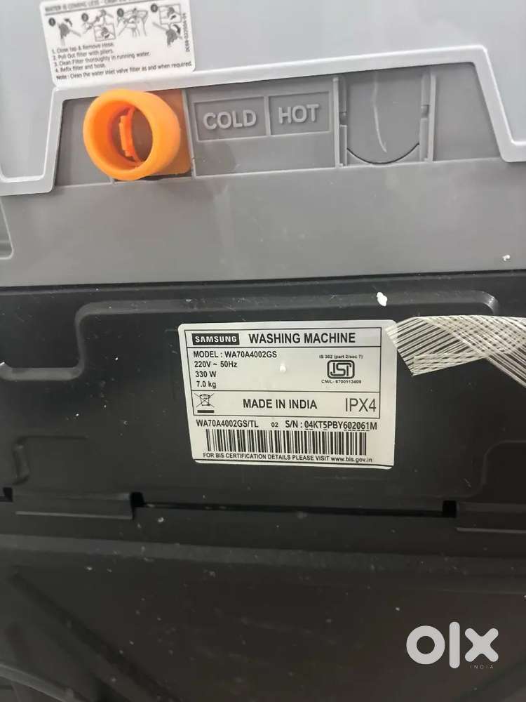 Brand new, without single use samsung wachine machine pur : july25