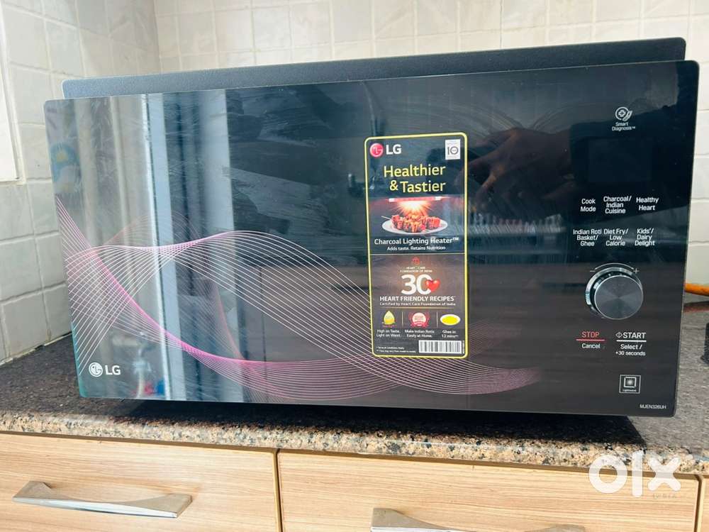 LG Microwave Oven 32 litres with Charcoal Lighting Heater